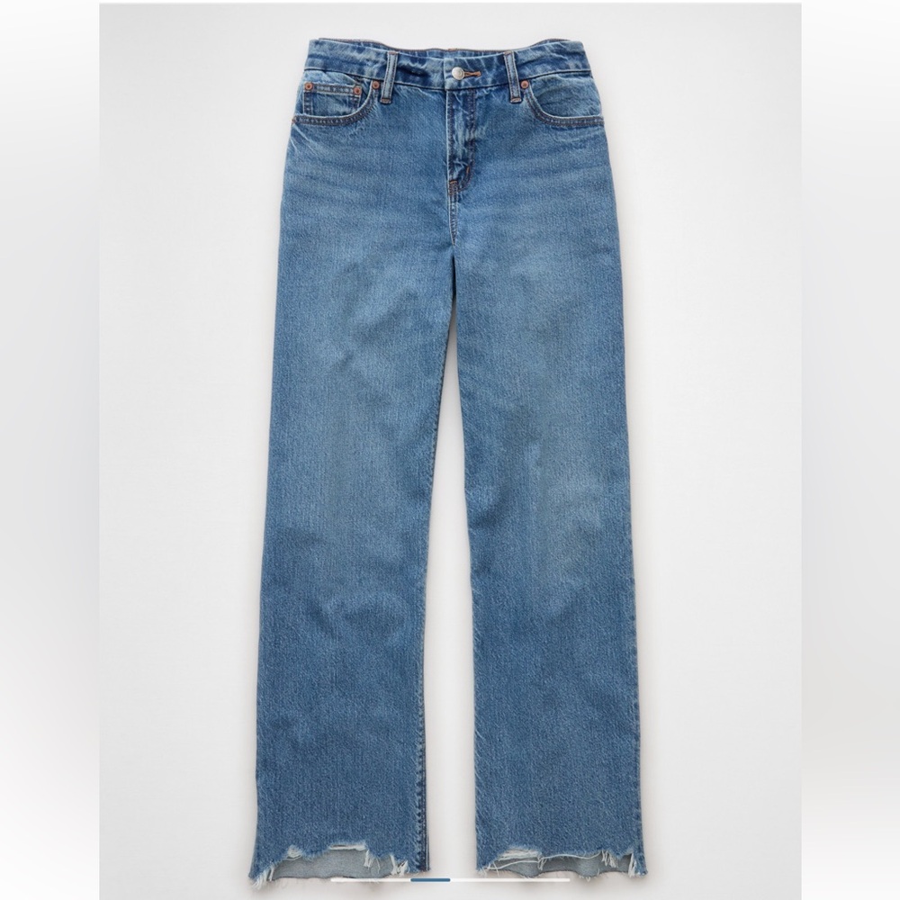 American Eagle Outfitters Blue Curvy Stovepipe Jean